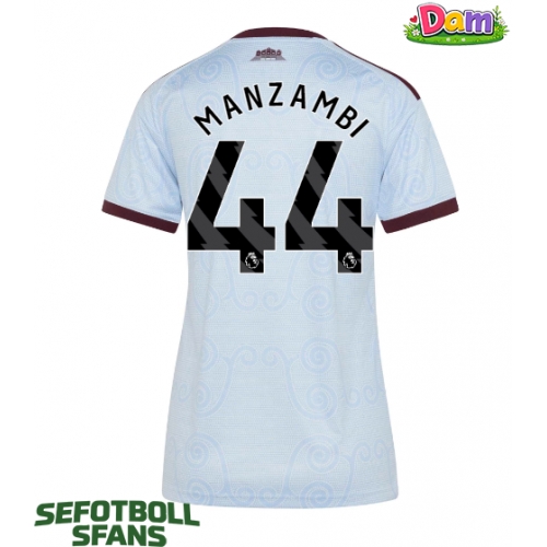 Aston Villa Johan Manzambi #44 Tredje Tröja Kvinnor 2026-27 Kortärmad